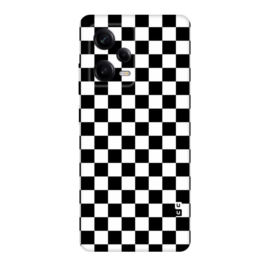 Checkerboard Original Polycarbonate Back Case for Redmi Note 12 Pro