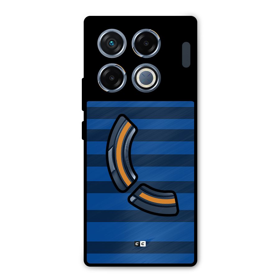 Chelsea Stripes Metal Back Case for Infinix GT 20 Pro