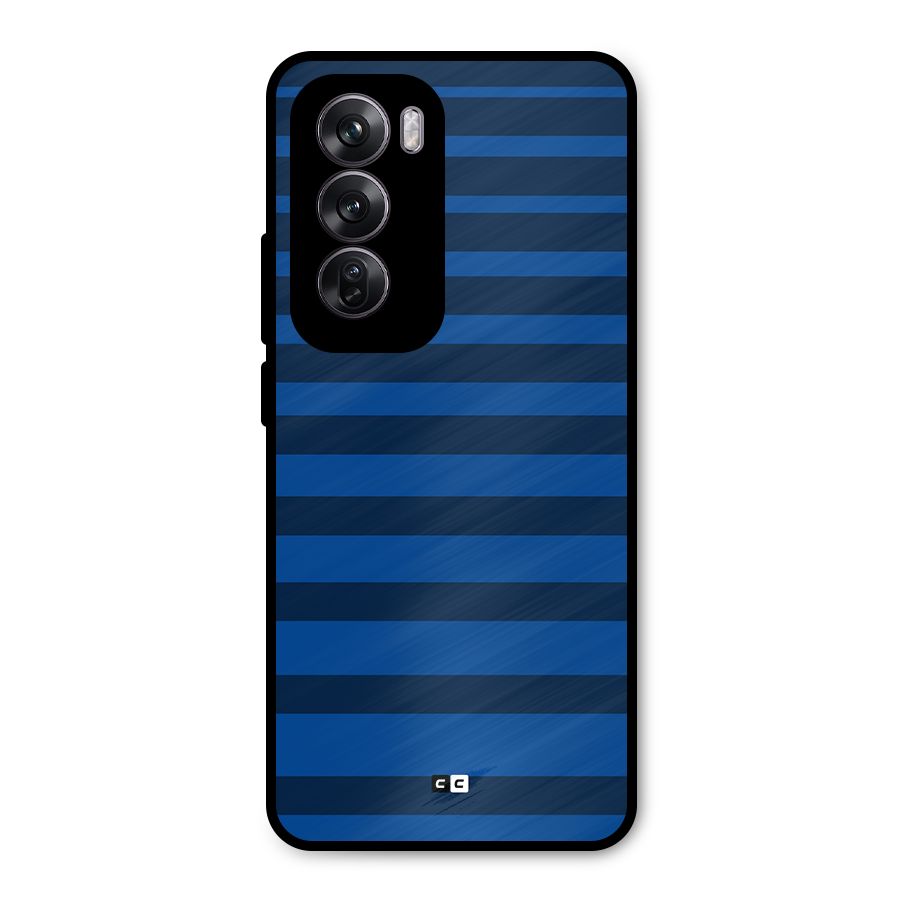Chelsea Stripes Metal Back Case for Oppo Reno12 Pro