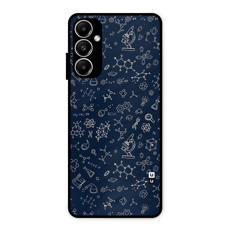 Chemistry Doodle Art Metal Back Case for Galaxy A05s
