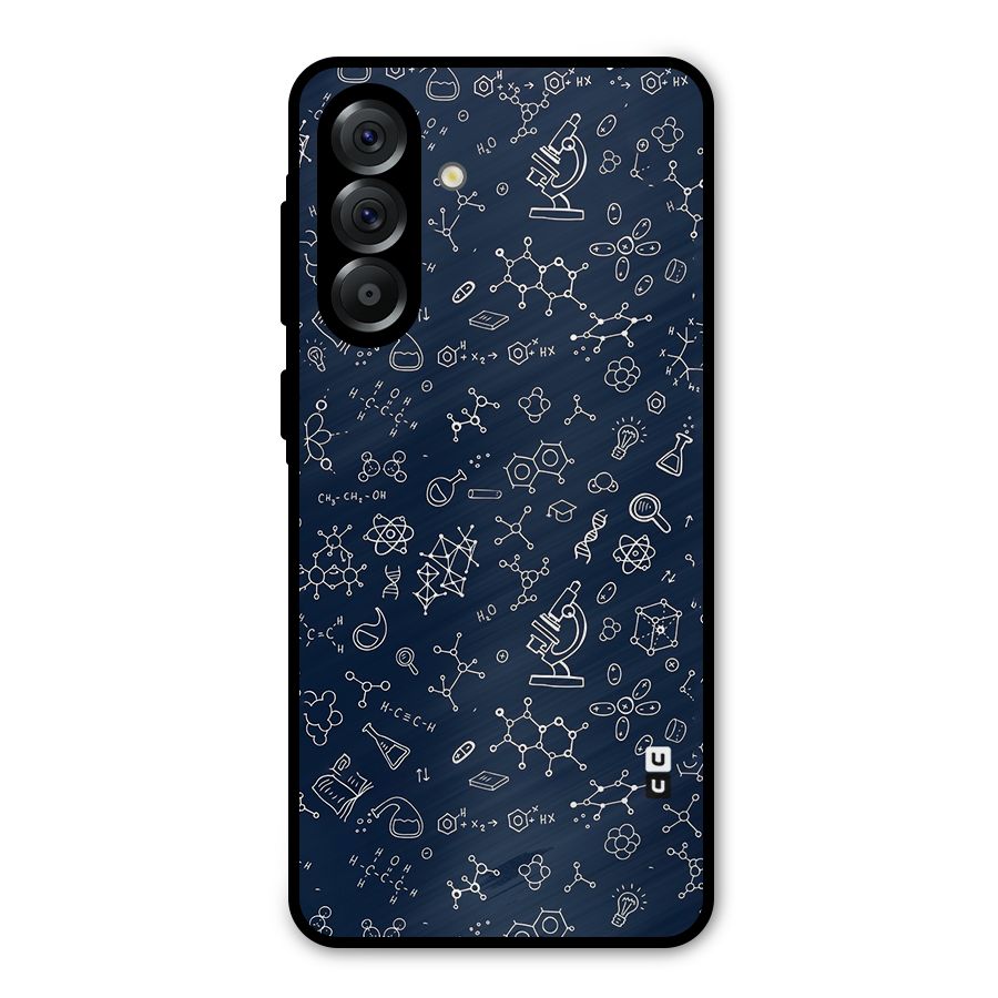 Chemistry Doodle Art Metal Back Case for Galaxy A36