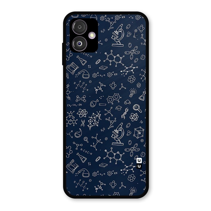 Chemistry Doodle Art Metal Back Case for Galaxy F14