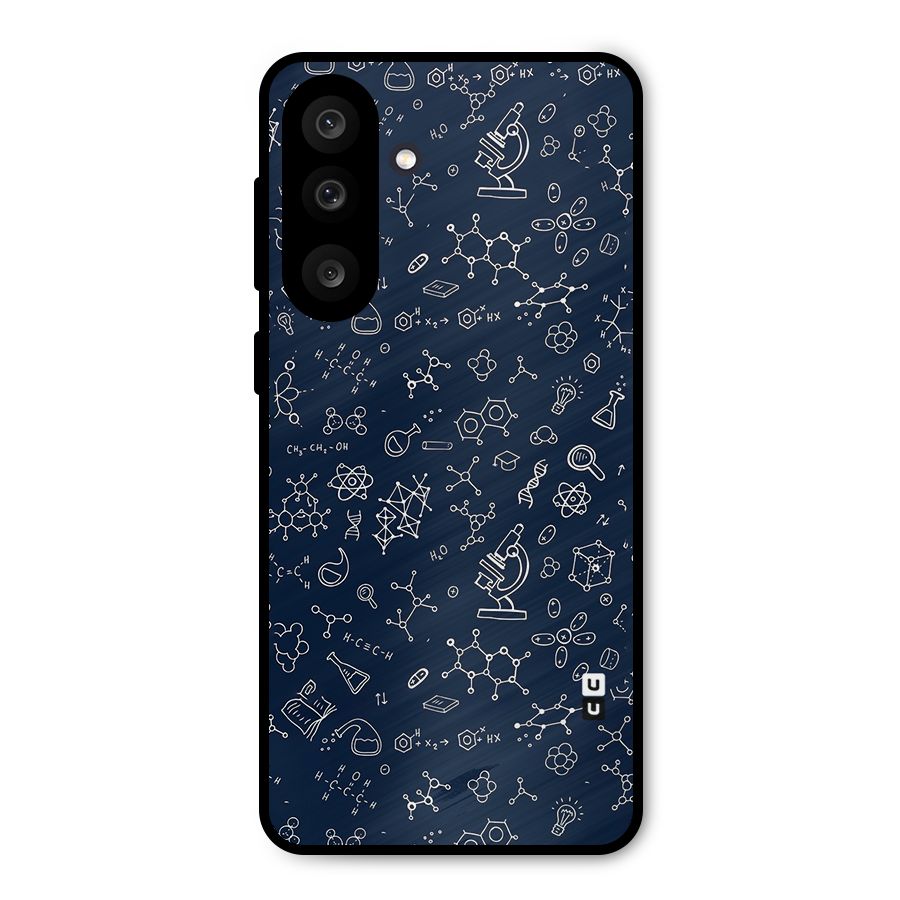 Chemistry Doodle Art Metal Back Case for Galaxy F56