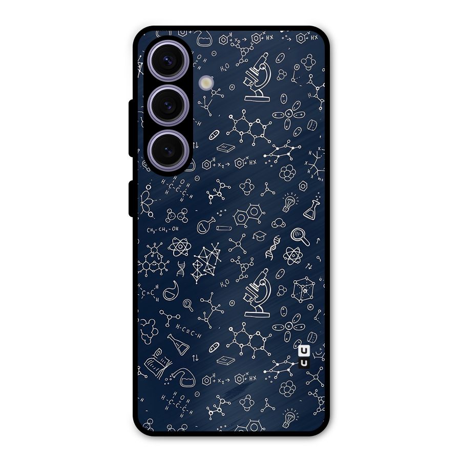 Chemistry Doodle Art Metal Back Case for Galaxy S24