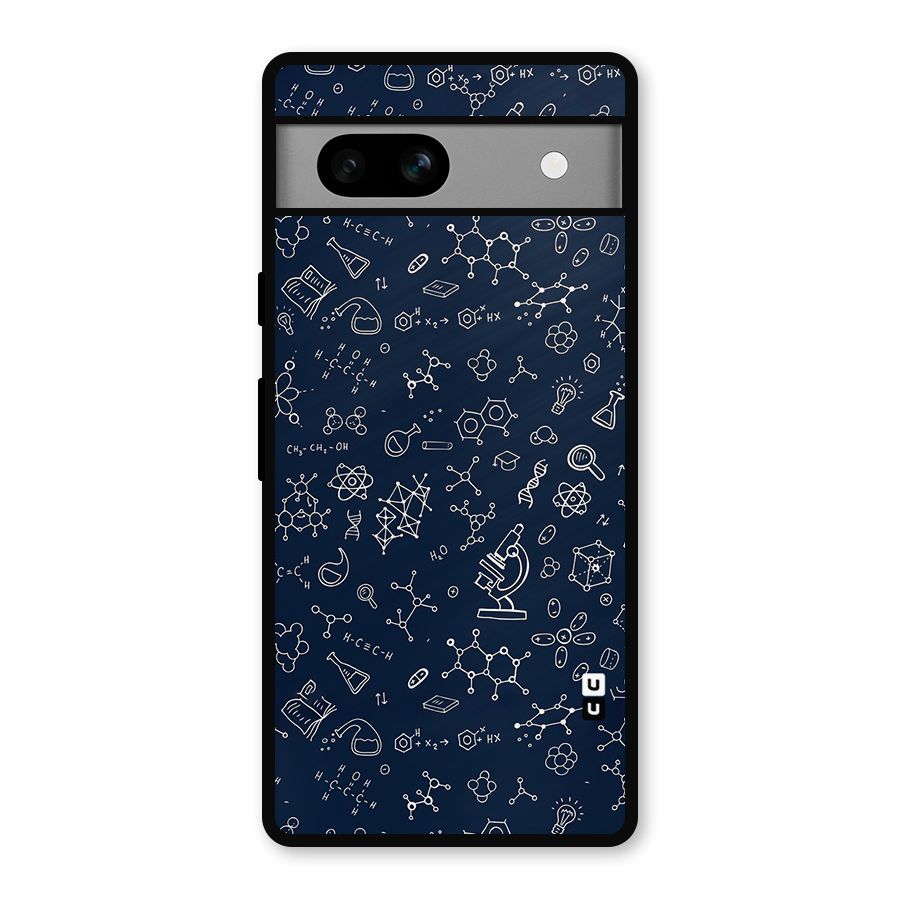 Chemistry Doodle Art Metal Back Case for Google Pixel 7a