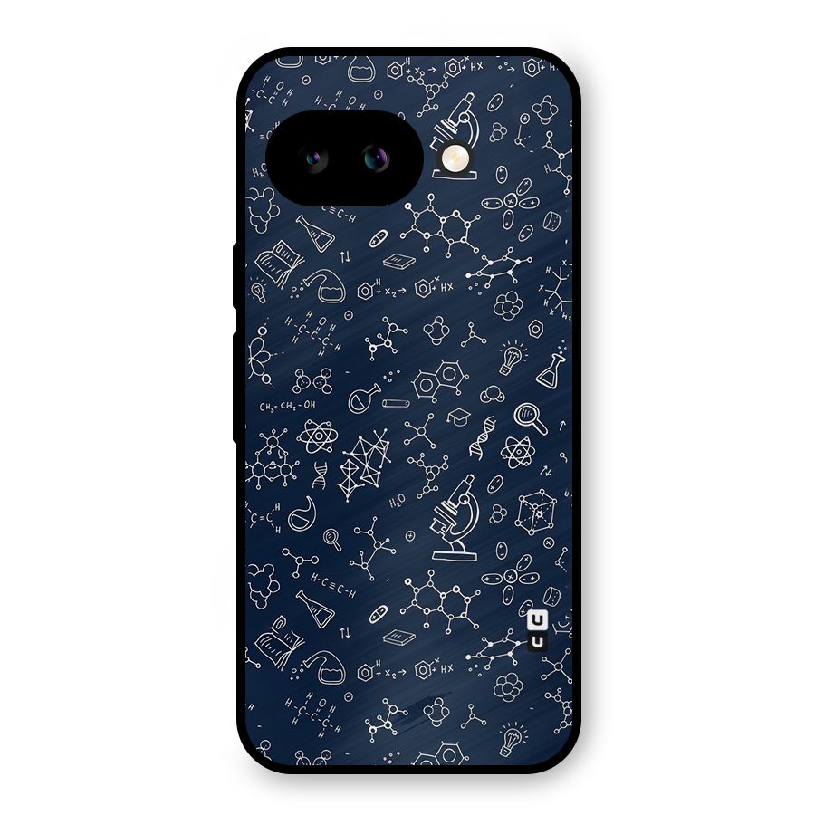 Chemistry Doodle Art Metal Back Case for Google Pixel 9a