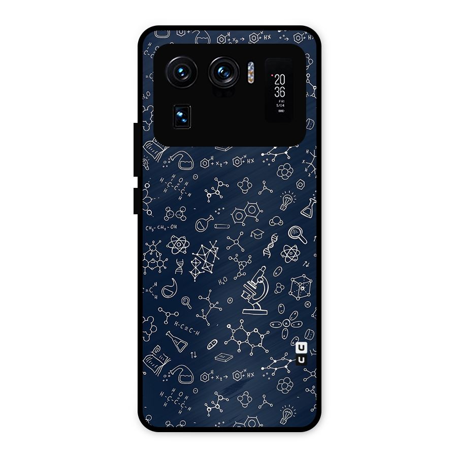 Chemistry Doodle Art Metal Back Case for Mi 11 Ultra