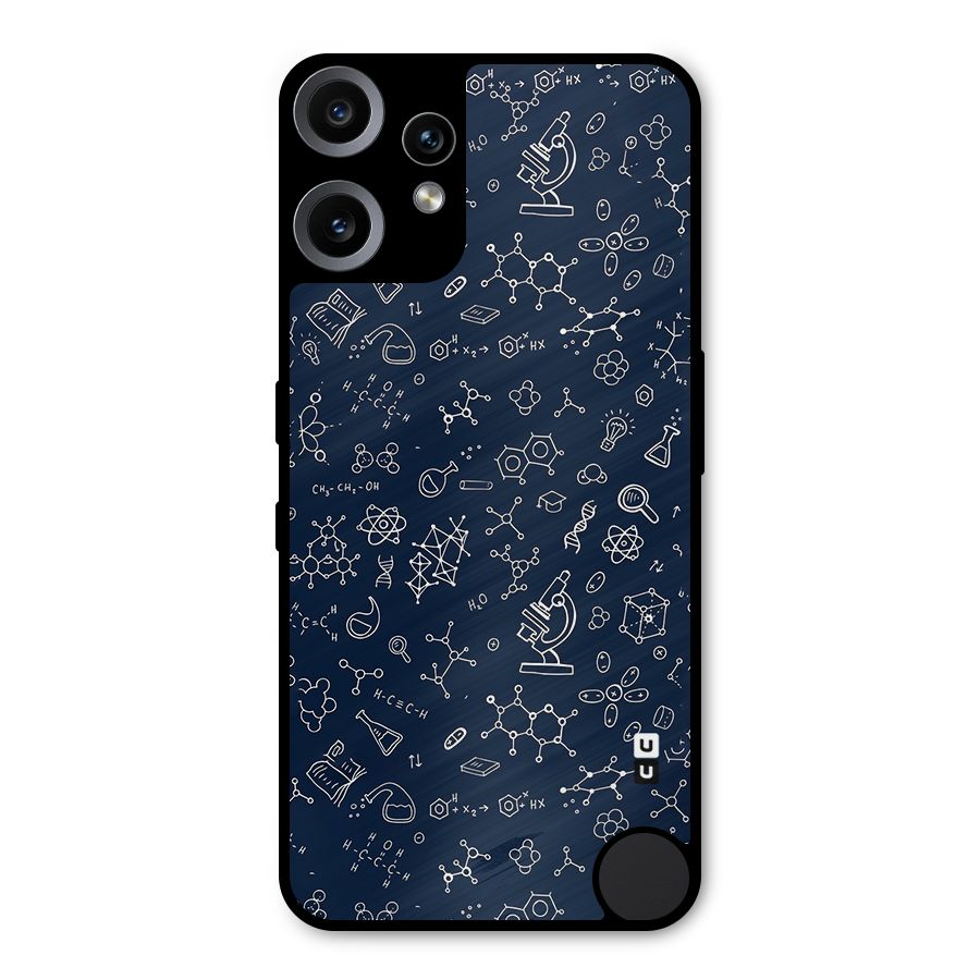 Chemistry Doodle Art Metal Back Case for Nothing CMF Phone 2 Pro