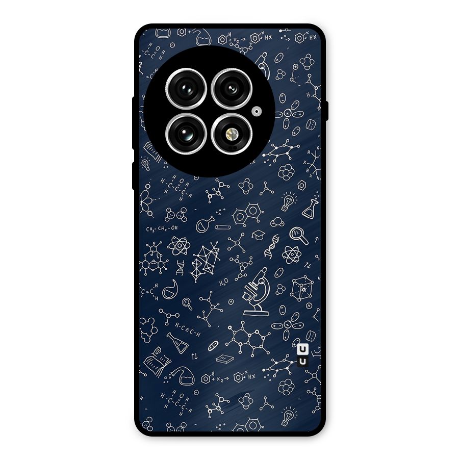 Chemistry Doodle Art Metal Back Case for OnePlus 13