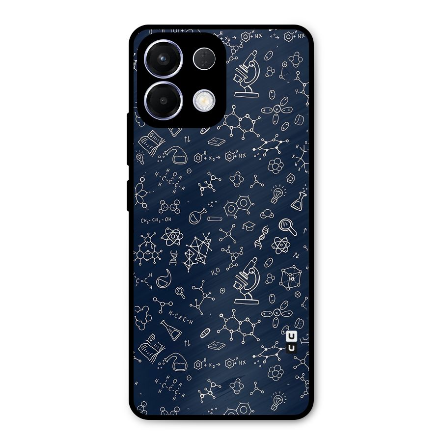 Chemistry Doodle Art Metal Back Case for Oppo K13