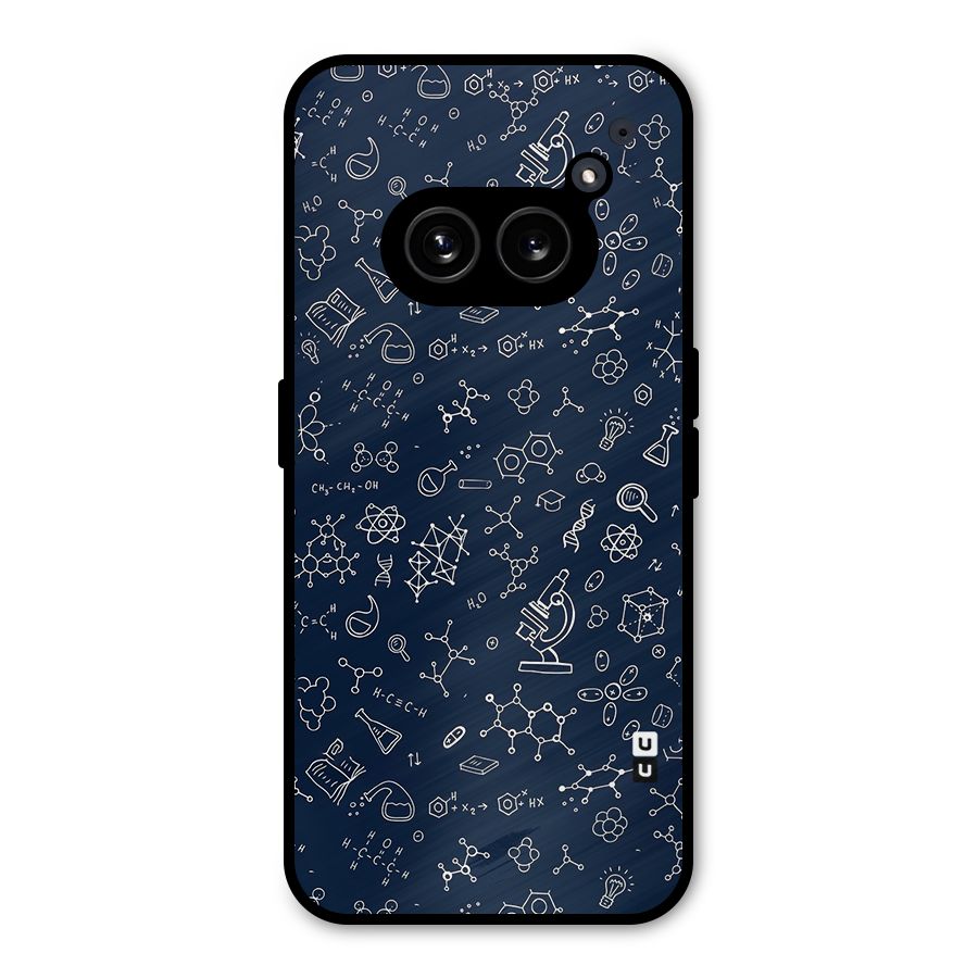 Chemistry Doodle Art Metal Back Case for Nothing Phone 2a