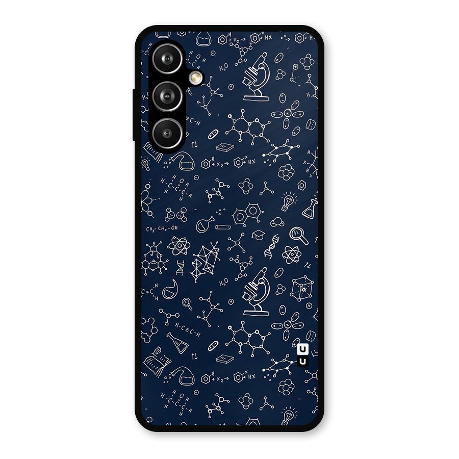 Chemistry Doodle Art Metal Back Case for Samsung Galaxy M54
