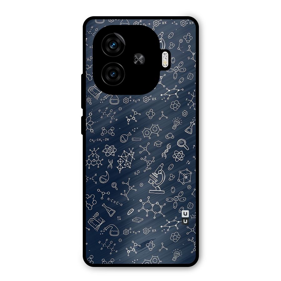 Chemistry Doodle Art Metal Back Case for iQOO Neo 10R