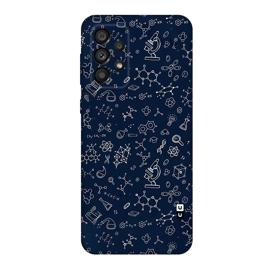 Chemistry Doodle Art Original Polycarbonate Back Case for Galaxy A73 5G
