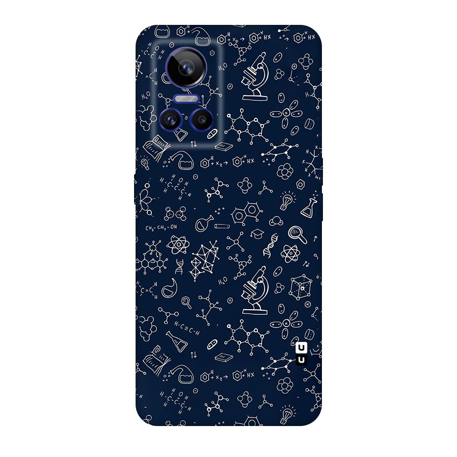 Chemistry Doodle Art Original Polycarbonate Back Case for Realme GT Neo 3