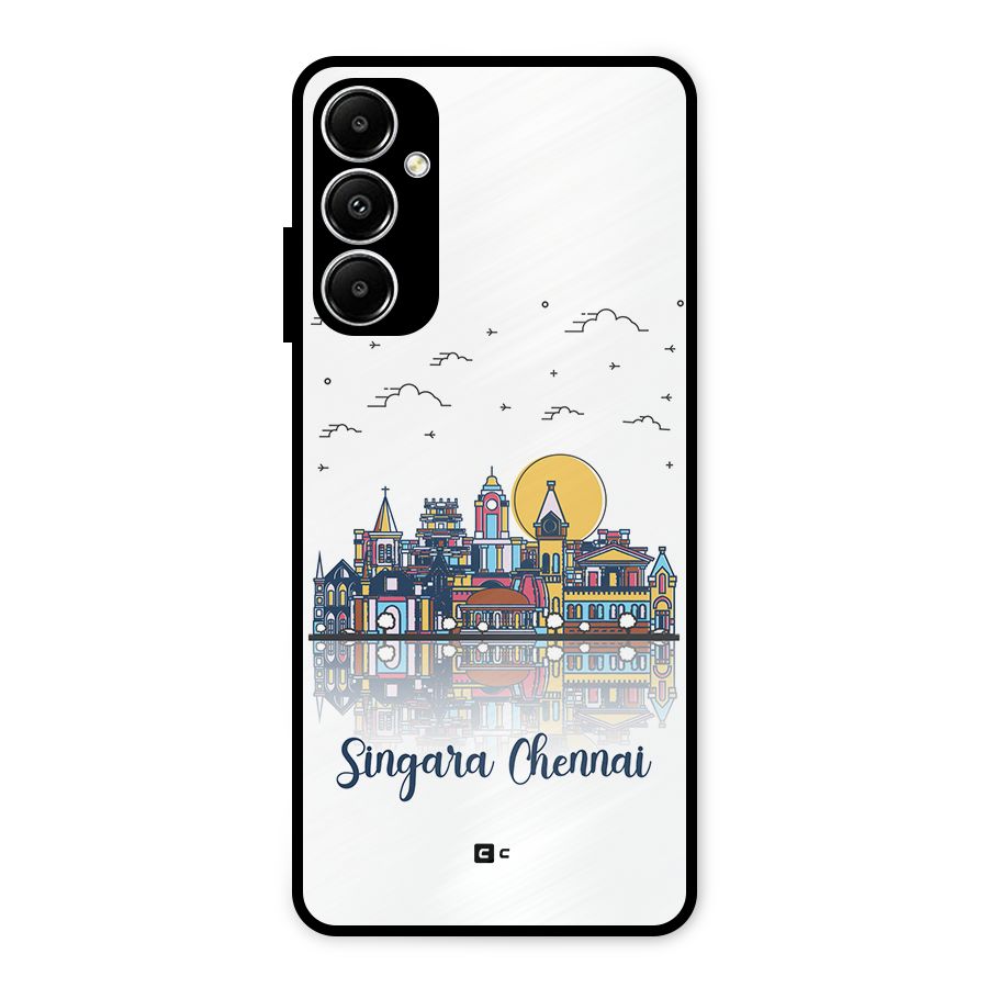 Chennai City Metal Back Case for Galaxy A05s