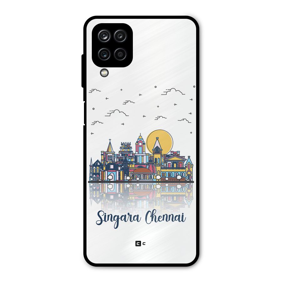 Chennai City Metal Back Case for Galaxy A12