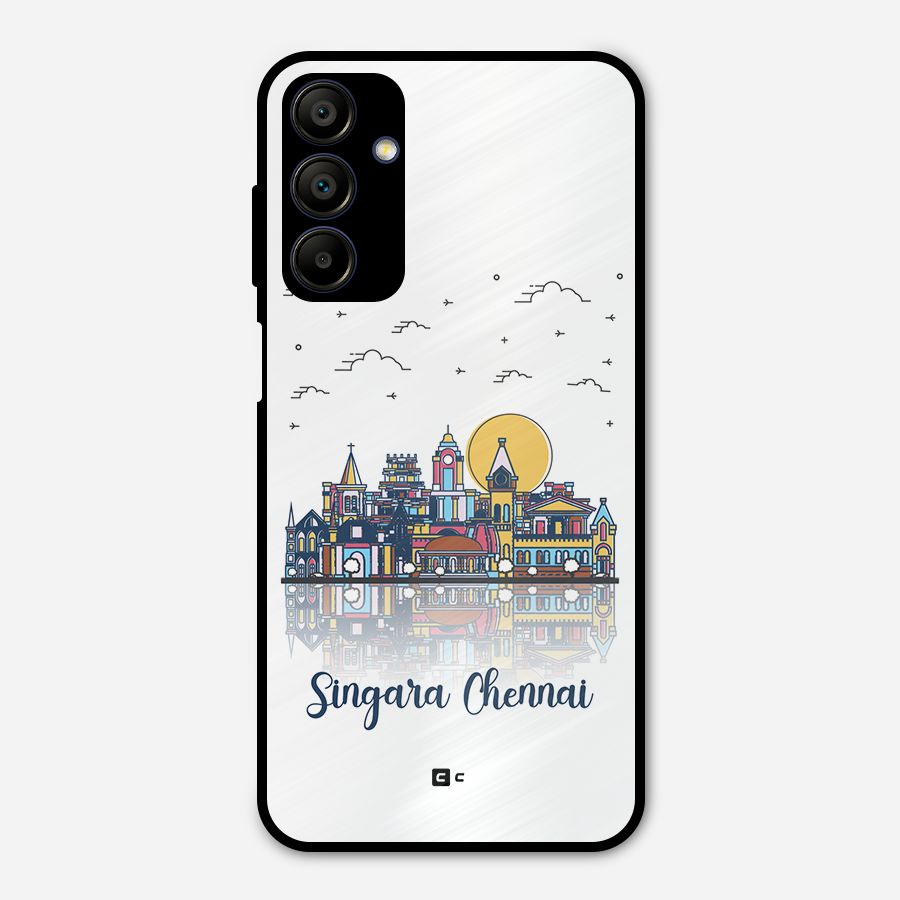 Chennai City Metal Back Case for Galaxy A15 5G