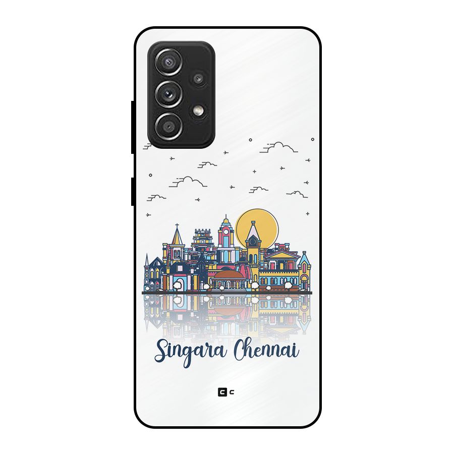 Chennai City Metal Back Case for Galaxy A52s 5G