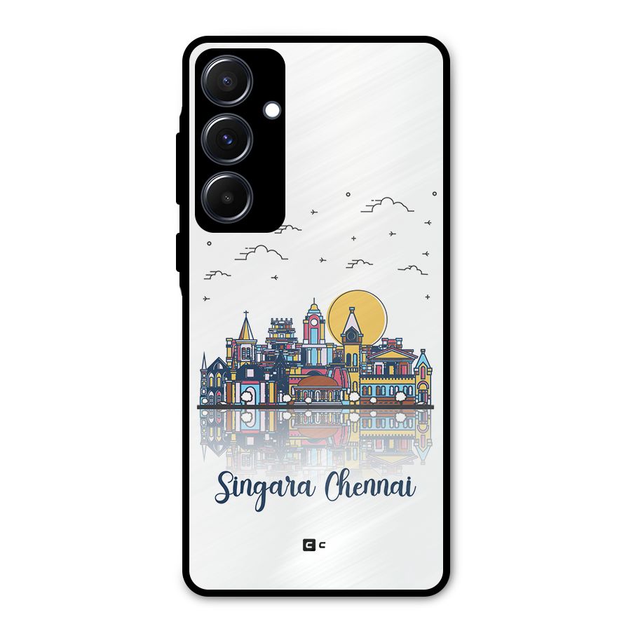 Chennai City Metal Back Case for Galaxy A55
