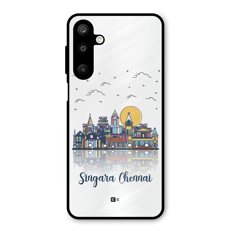 Chennai City Metal Back Case for Galaxy M16