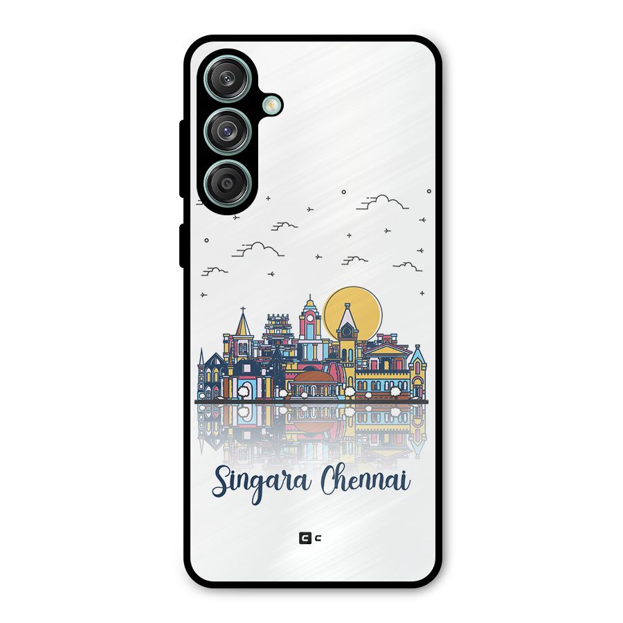 Chennai City Metal Back Case for Galaxy M55 5G