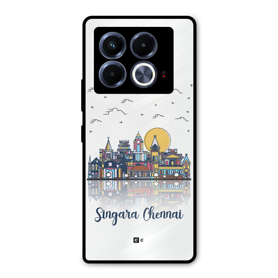 Chennai City Metal Back Case for Infinix Note 40 5G