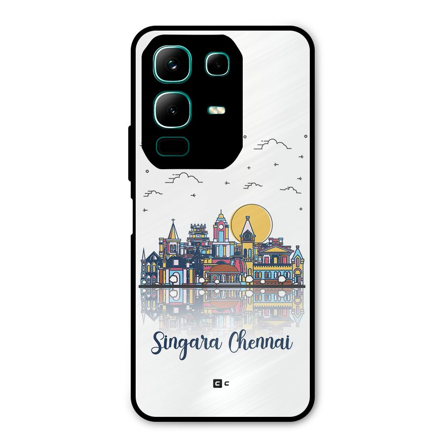Chennai City Metal Back Case for Infinix Note 50x