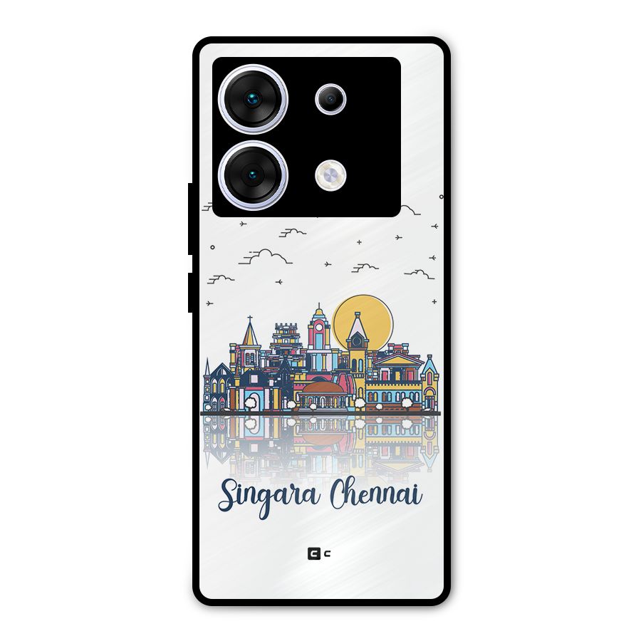 Chennai City Metal Back Case for Infinix Zero 30 5G