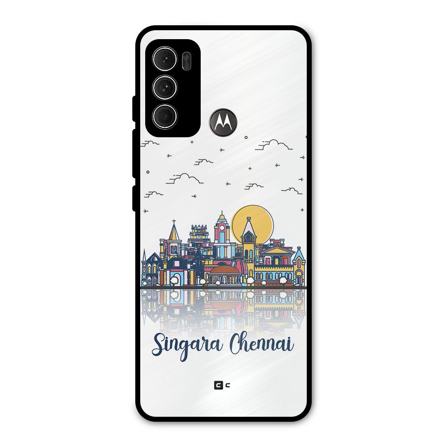 Chennai City Metal Back Case for Moto G60