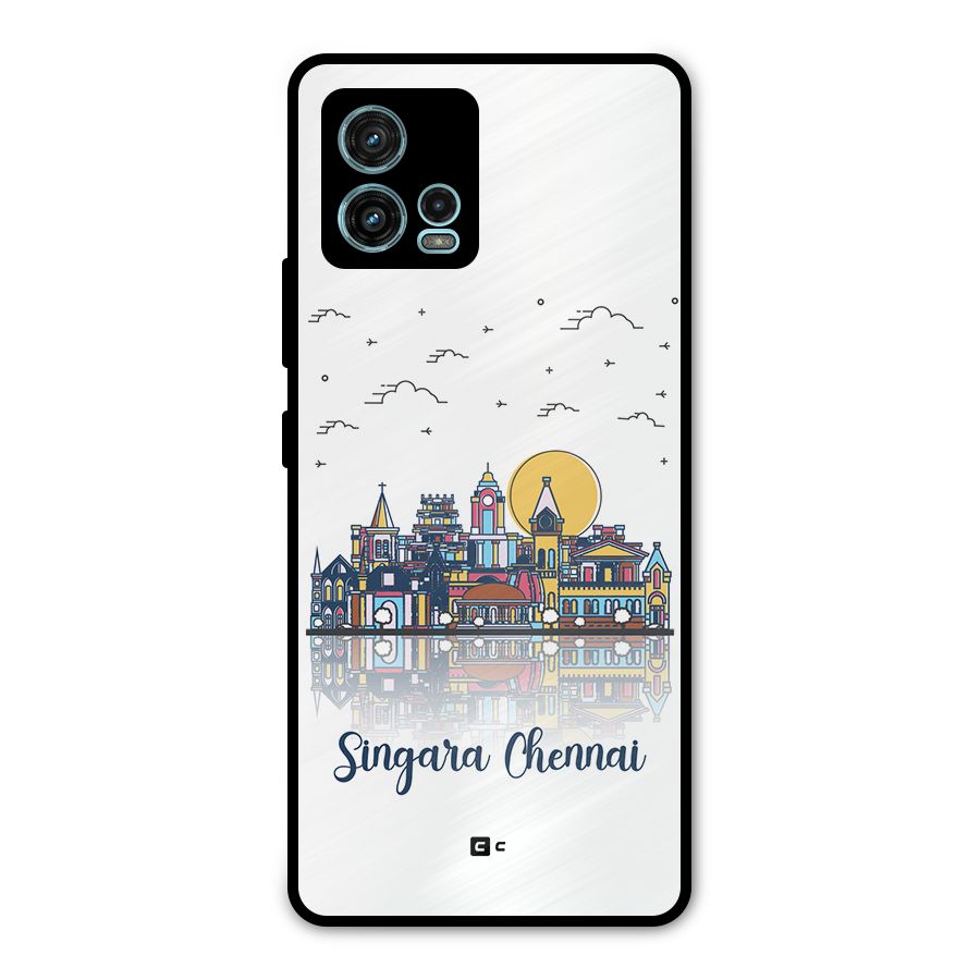 Chennai City Metal Back Case for Moto G72