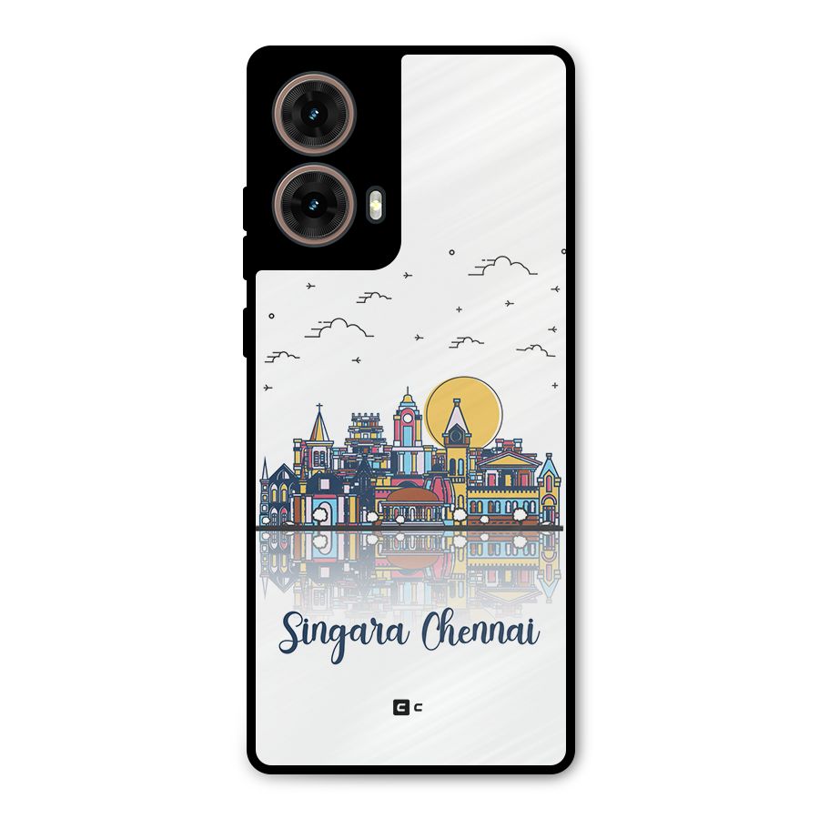 Chennai City Metal Back Case for Moto G85