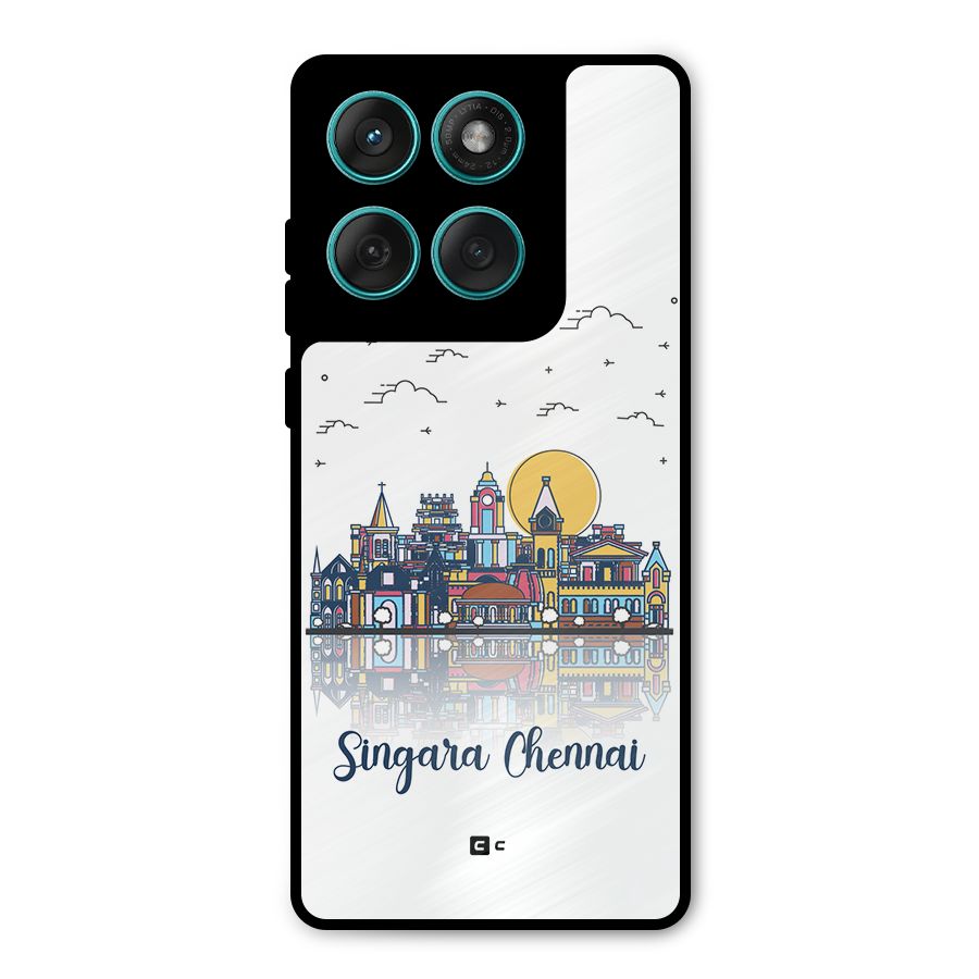 Chennai City Metal Back Case for Motorola Edge 60 Fusion