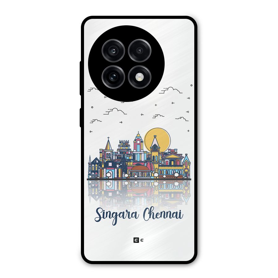 Chennai City Metal Back Case for OnePlus 13R