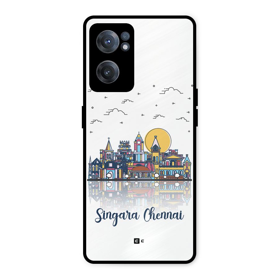 Chennai City Metal Back Case for OnePlus Nord CE 2 5G
