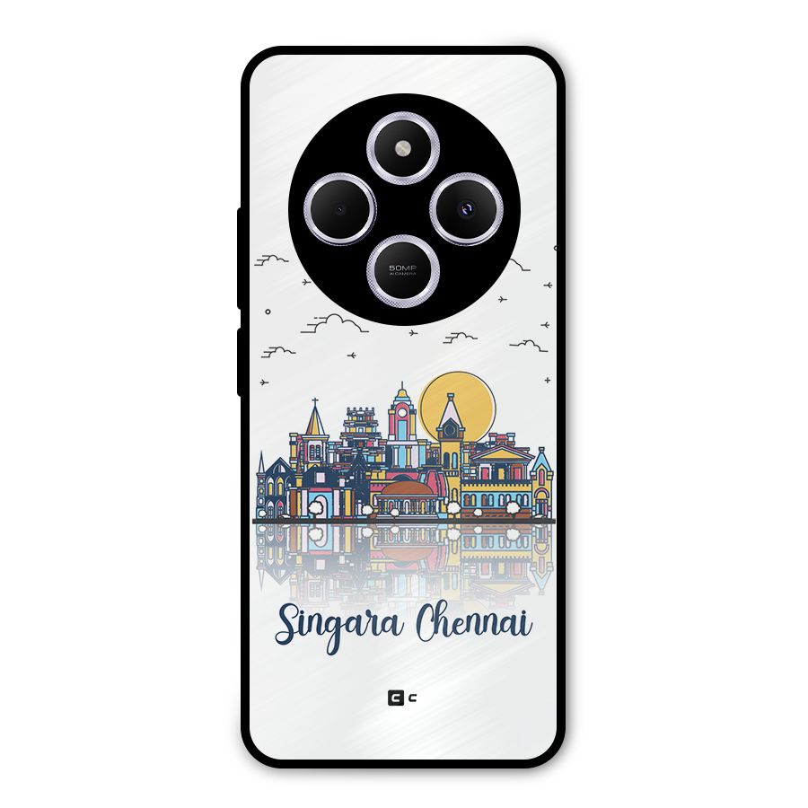 Chennai City Metal Back Case for Poco M7