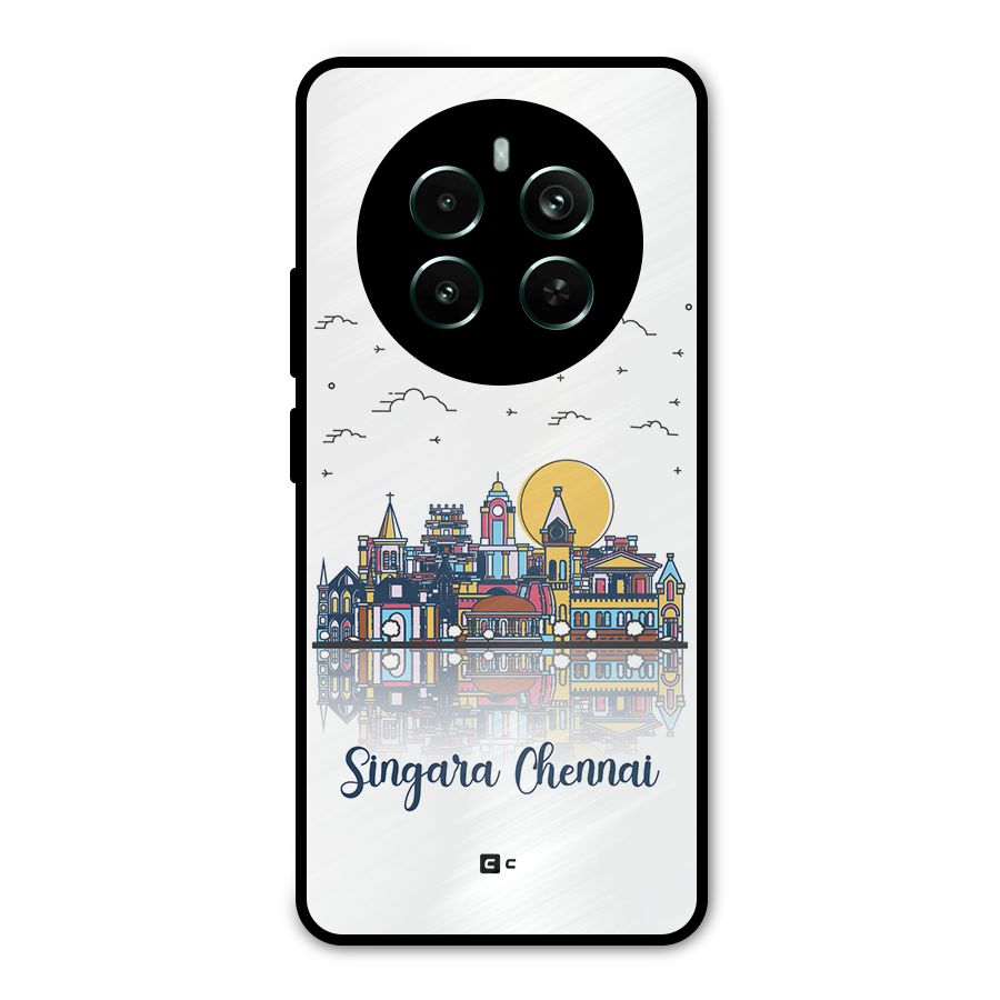 Chennai City Metal Back Case for Realme 12 Pro Plus