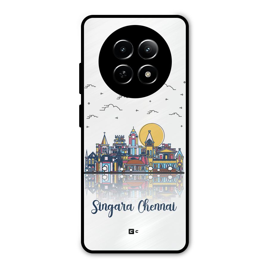 Chennai City Metal Back Case for Realme 12x 5G