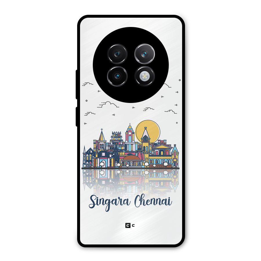 Chennai City Metal Back Case for Realme 13 Plus