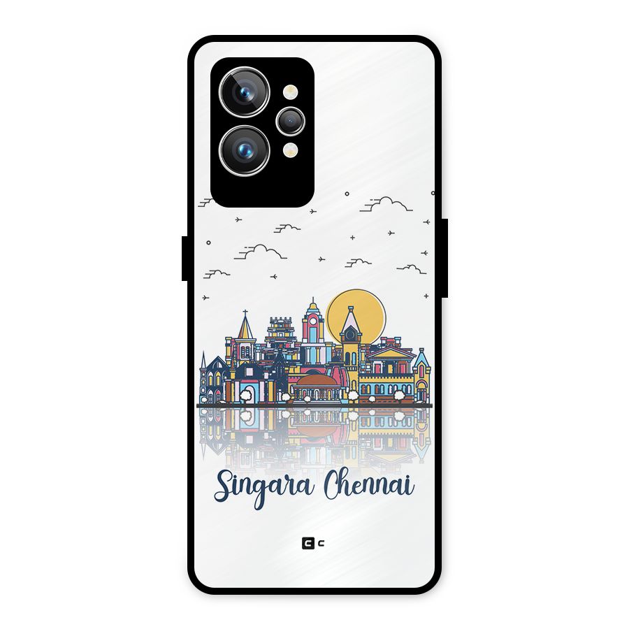 Chennai City Metal Back Case for Realme GT2 Pro