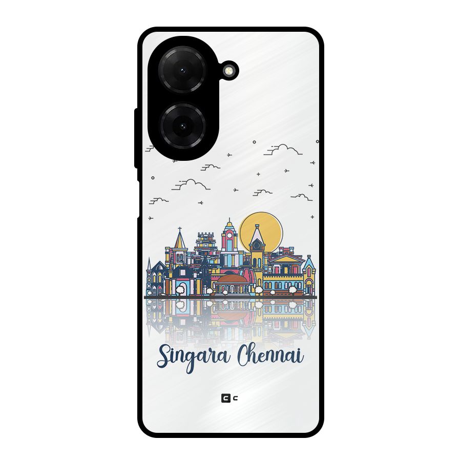 Chennai City Metal Back Case for Redmi A5 4G