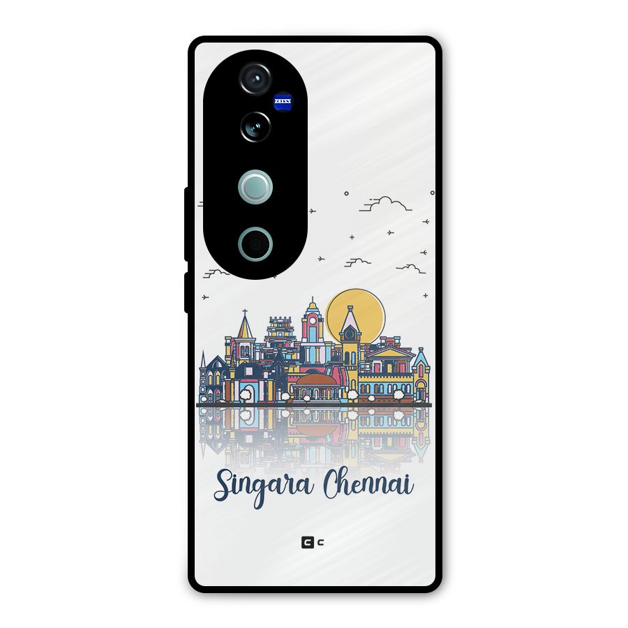 Chennai City Metal Back Case for Vivo V40
