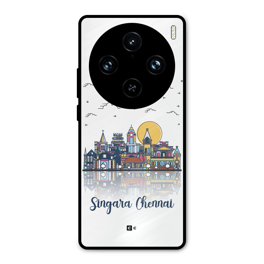 Chennai City Metal Back Case for Vivo X100 Pro