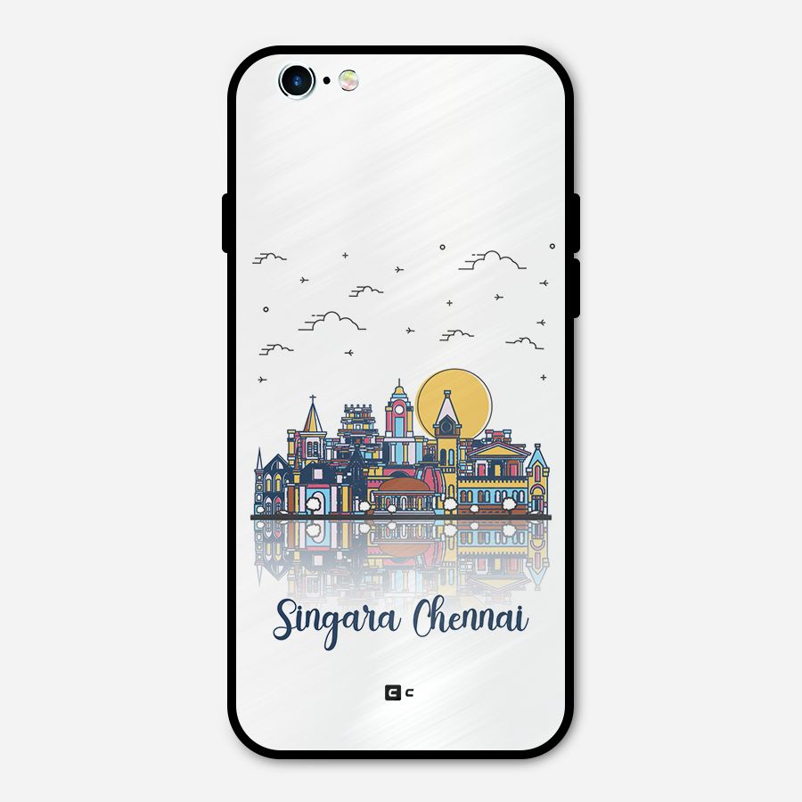Chennai City Metal Back Case for iPhone 6 6s