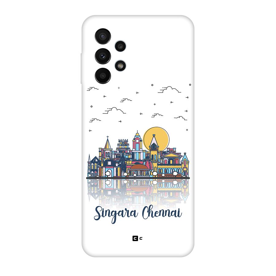 Chennai City Original Polycarbonate Back Case for Galaxy A23
