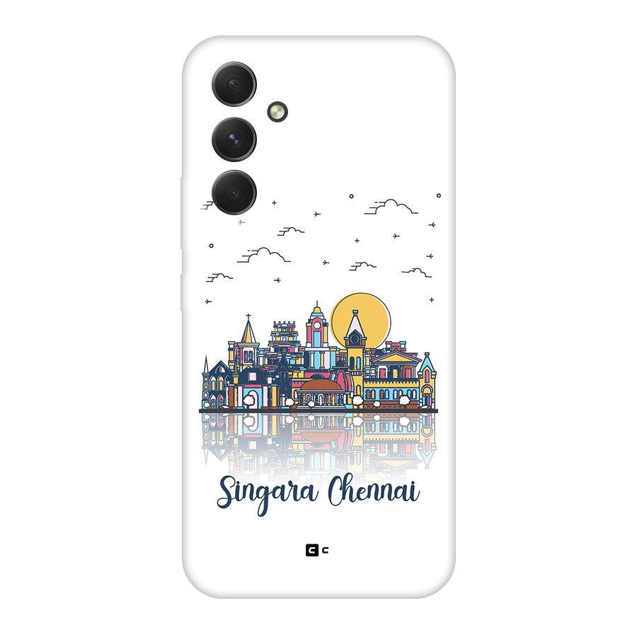 Chennai City Original Polycarbonate Back Case for Galaxy A54