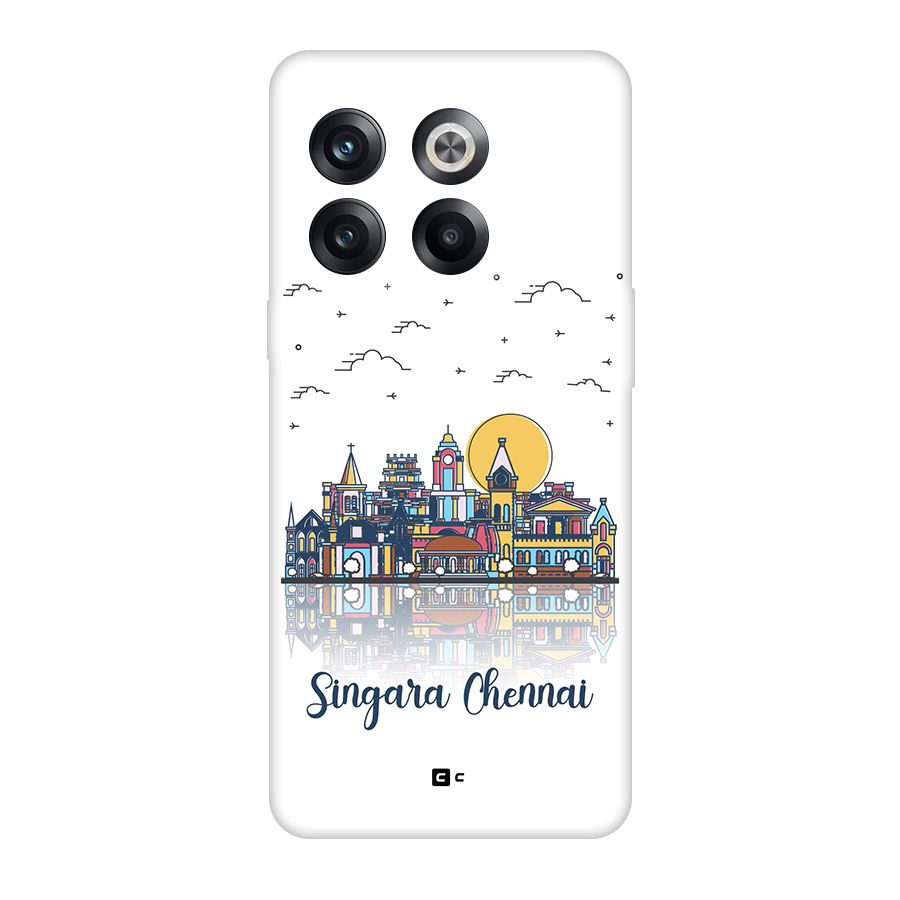 Chennai City Original Polycarbonate Back Case for OnePlus 10T