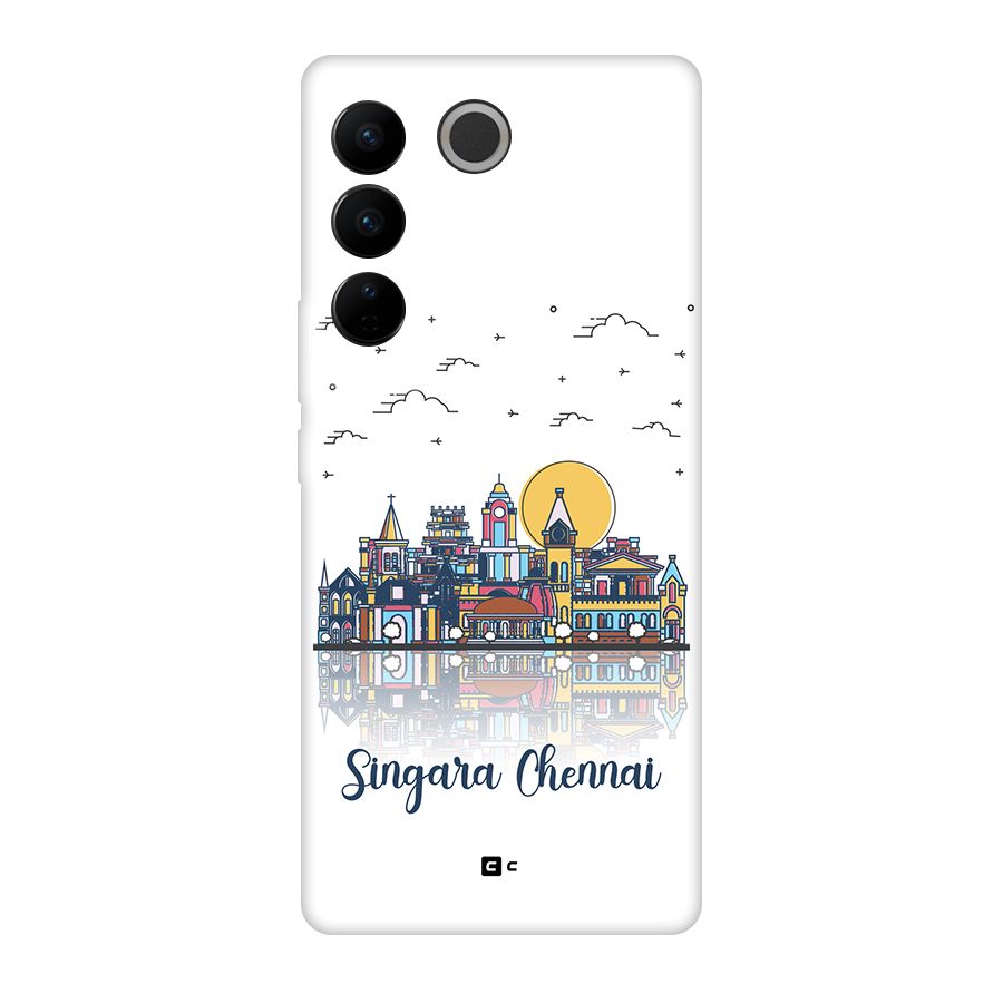 Chennai City Original Polycarbonate Back Case for Vivo V27