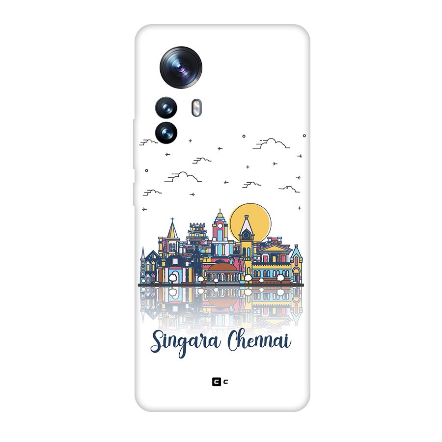 Chennai City Original Polycarbonate Back Case for Xiaomi 12 Pro