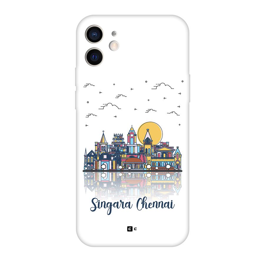 Chennai City Original Polycarbonate Back Case for iPhone 12